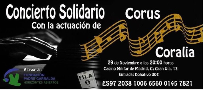 Concierto Fundación Padre Garralda