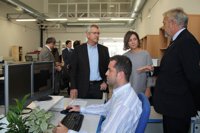 La alcaldesa de Córdoba visita Protoba, empresa que aplica la última tecnología al sector de la geoinformación