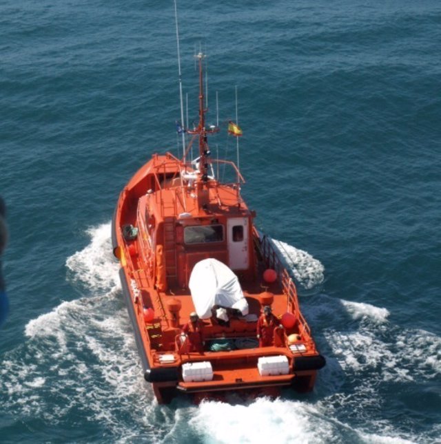 Una embarcación de rescate de Salvamento
