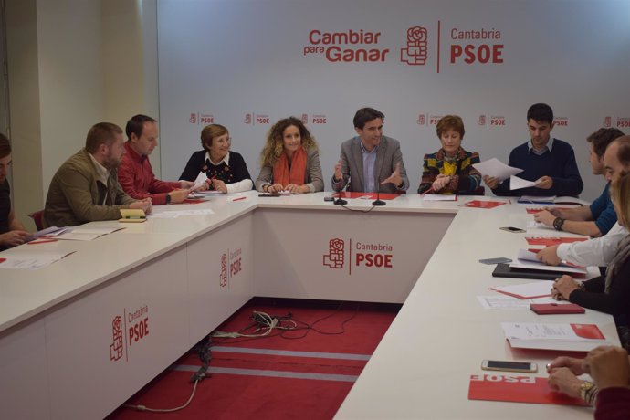 Constitución de la nueva Ejecutiva del PSOE de Santander