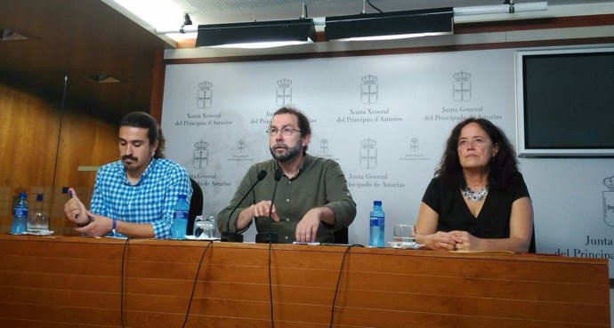 Rueda de prensa de Podemos.