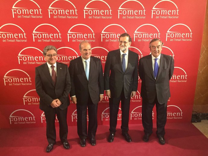 E.Millo, J.Gay de Montellà, M.Rajoy y J.Rosell