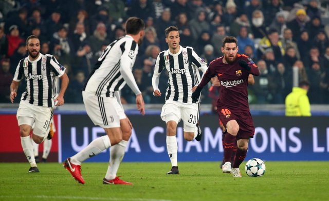 Messi ante la Juventus de Turín