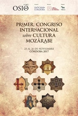 Cartel del I Congreso Internacional sobre Cultura Mozárabe