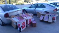 Intervenidas 13.892 cajetillas de tabaco de contrabando en una operación en Cádiz con tres detenidos