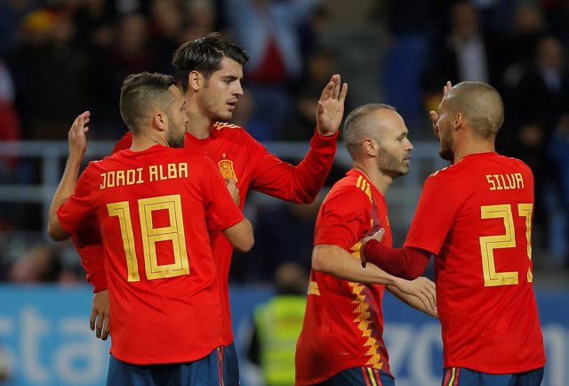 España selección española Costa Rica Morata Iniesta Jordi Alba Silva