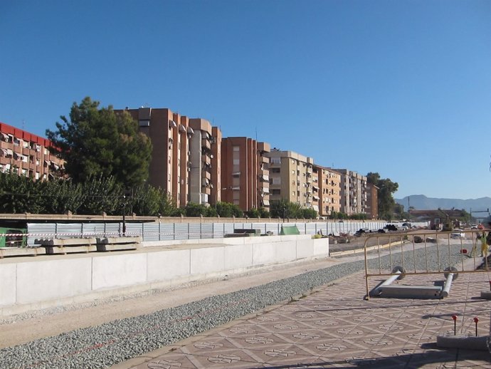 Inicio de las obras de soterramiento del tren en Murcia