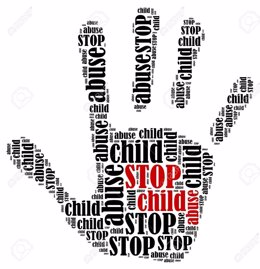 Imagen contra el maltrato infantil