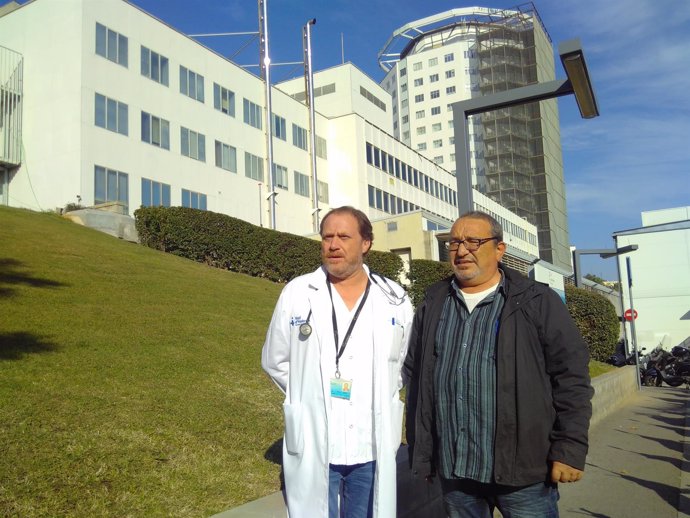 El doctor F.Moreso y el paciente 2.000 de trasplante de riñón