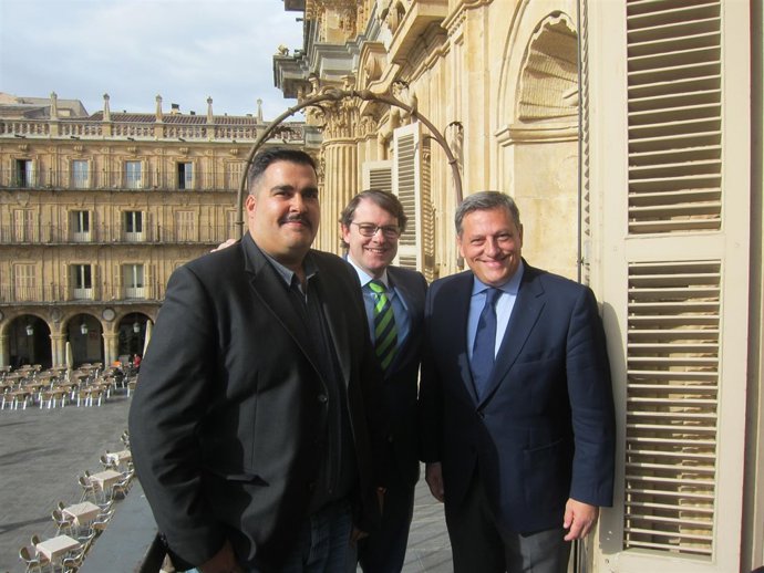Sandoval, Fernández Mañueco  y Martín.                         
