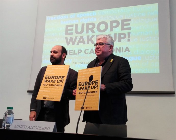 Marcel Mauri (Òmnium) i Agustí Alcoberro (ANC)