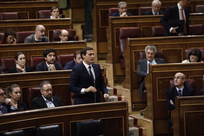 Albert Rivera en el ple del Congrés pel contingent basc