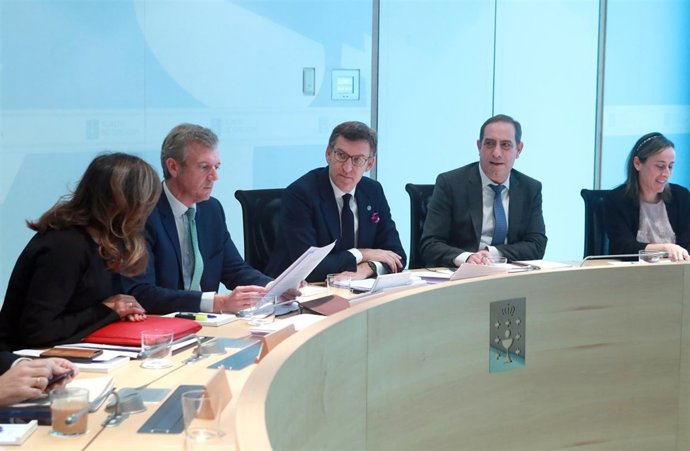 Reunión del Consello de la Xunta con el presidente, Alberto Núñez Feijóo