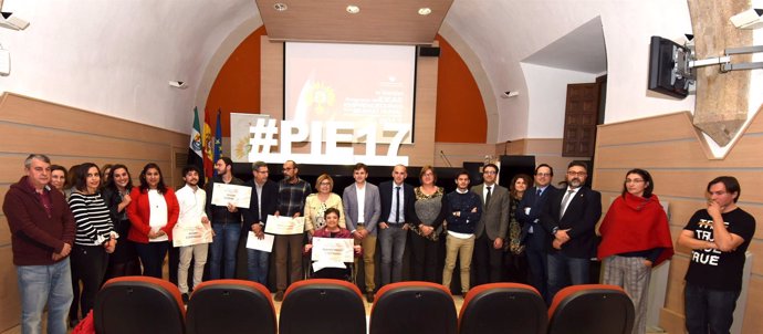 Premiados en los IV PIE de la Diputación de Cáceres