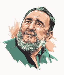 Fidel Castro (ilustración)