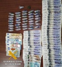 Dos detenidos en Villarrobledo que transportaban 440 gramos de hachís