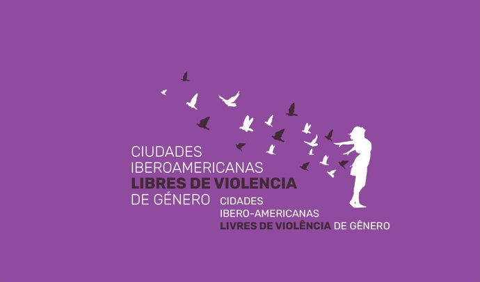 Cartel de la campaña de ciudades iberoamericanas contra la violencia de género