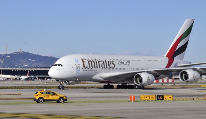 Avión A380 de Emirates