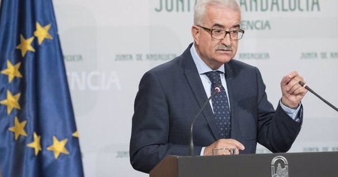 El vicepresidente de la Junta, Manuel Jiménez Barrios