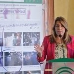 Susana Díaz durante su intervención en Almería