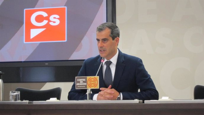 El diputado de Ciudadanos (Cs) en las Cortes autonómicas, Javier Martínez.