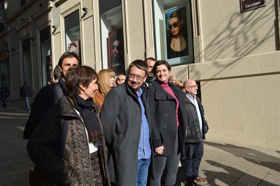 Xavier Domènech ha presentado la lista de CatECP por Lleida