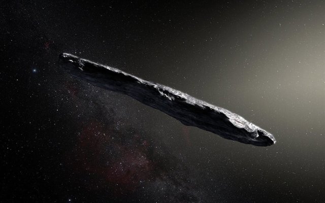 Impresión artística de Oumuamua