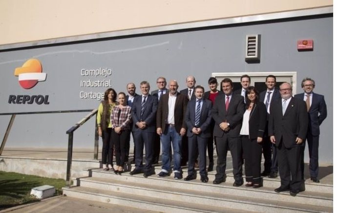 Visita de la Comisión de Energía del Congreso a la refinería de Cartagena