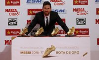 Messi recibe su cuarta Bota de Oro: "Cada día disfruto más de ser jugador"