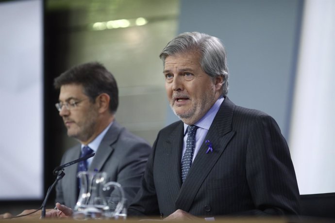Rueda de prensa de Iñigo Méndez de Vigo y Rafael Catalá tras el Consejo