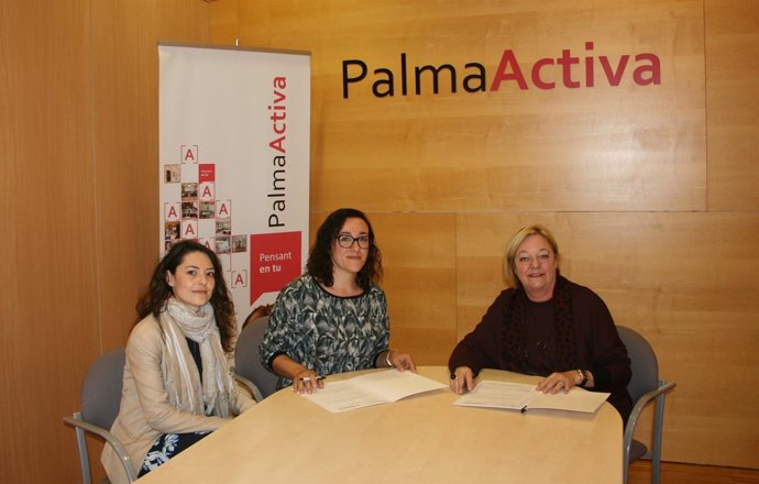 Firma protocolo PalmaActiva y Coordinadora personas con discapacidad