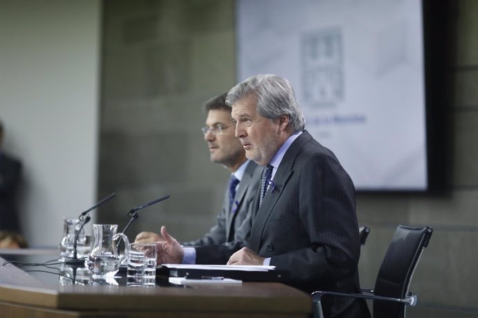 Rueda de prensa de Iñigo Méndez de Vigo y Rafael Catalá tras el Consejo