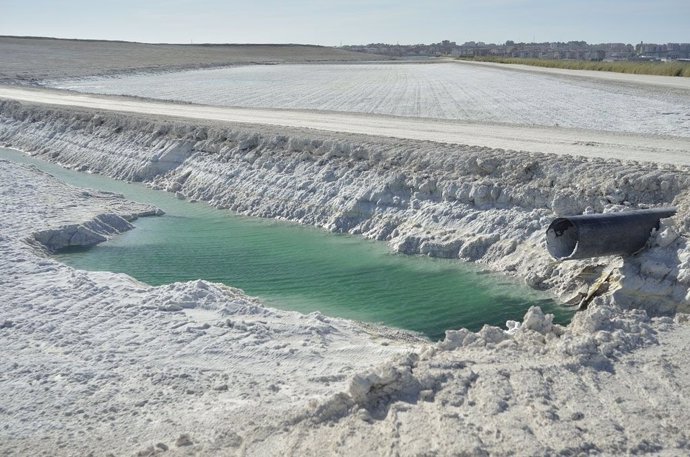 Estado de las balsas de fosfoyesos de Fertiberia en Huelva a fecha de 2014