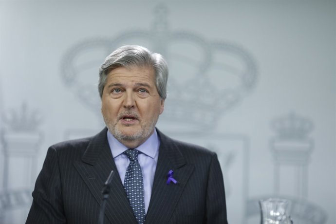 Roda de premsa d'Iñigo Méndez de Vigo després del Consell de Ministres