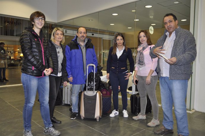 Imagen de la delegación de las Cortes de Aragón que visitará el Sáhara.