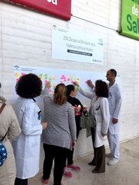Hospitales de la Agencia Sanitaria Alto Guadalquivir se suman a la campaña andaluza contra la violencia de género