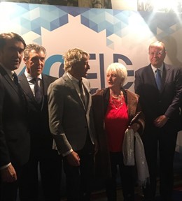 Quiñones en el premio de 'Empresario Leonés del año' 