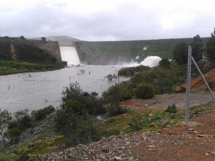 El embalse del Jarrama, en la provincia de Huelva 