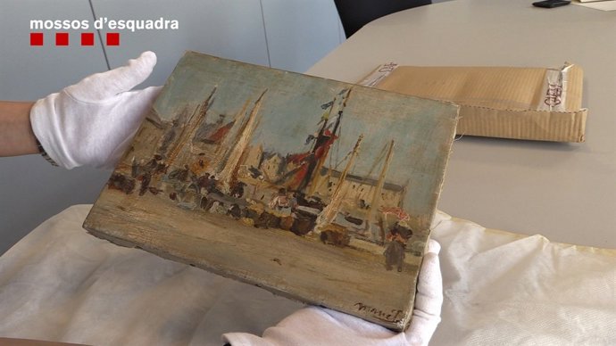 Obres pictòriques intervingudes pels Mossos d'Esquadra