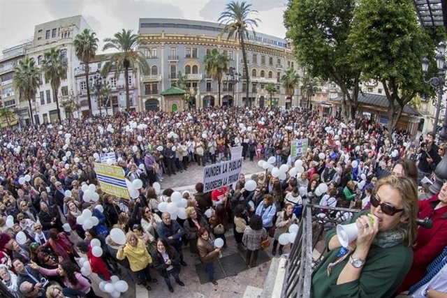 Manifestación sanitaria en Huelva