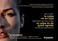 Podem pide al Consell que revise la valoración del riesgo que sufren las víctimas de violencia machista