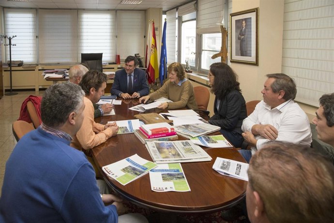 Reunión con los alcaldes de la mancomunidad del Nansa