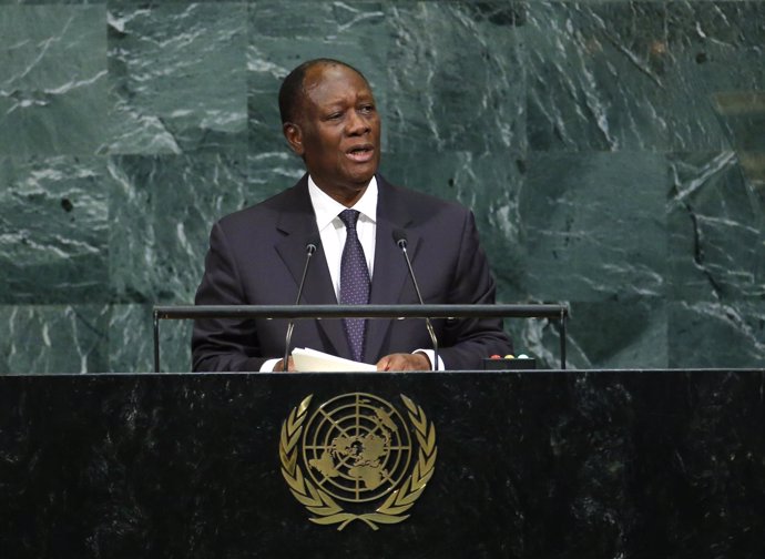 El presidente de Costa de Marfil, Alassane Ouattara 