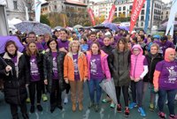 La marcha contra la violencia de género recauda 3.000 euros para CAVAS y Consuelo Berges 