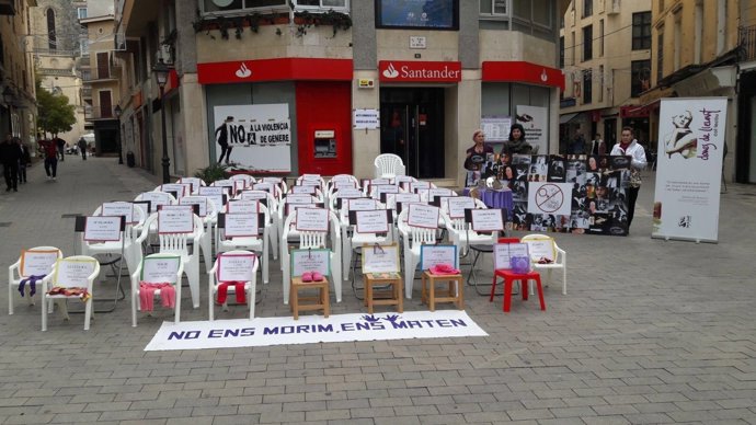 Manifestación contra la violencia de género