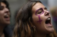 Miles marchan en Madrid contra la violencia machista, con cánticos de 'Yo sí te creo' por el juicio a la Manada