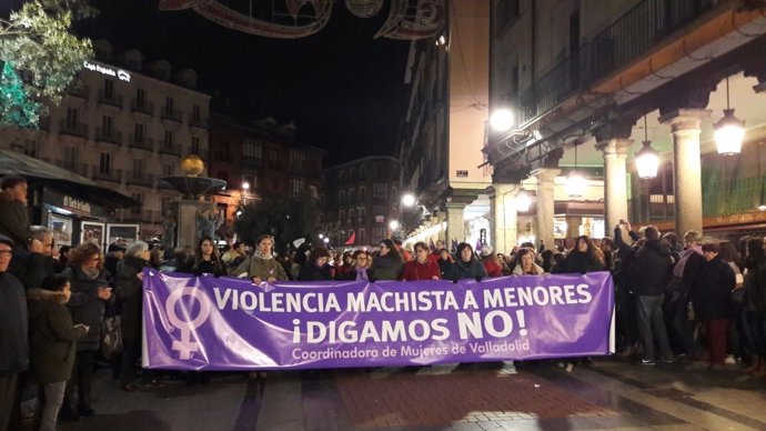 Valladolid. Manifestación contra la violencia machista