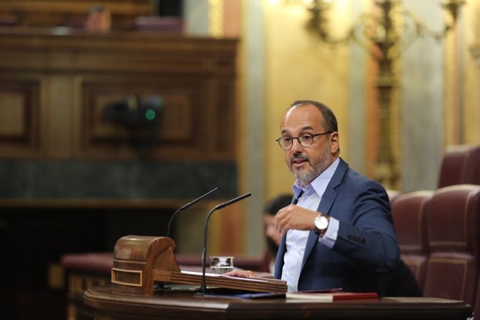 Carles Campuzano en el Congreso. 