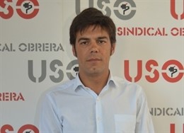 El secretario general de USO, Joaquín Pérez 