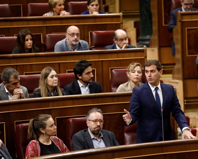Albert Rivera i diputats de Ciudadanos 